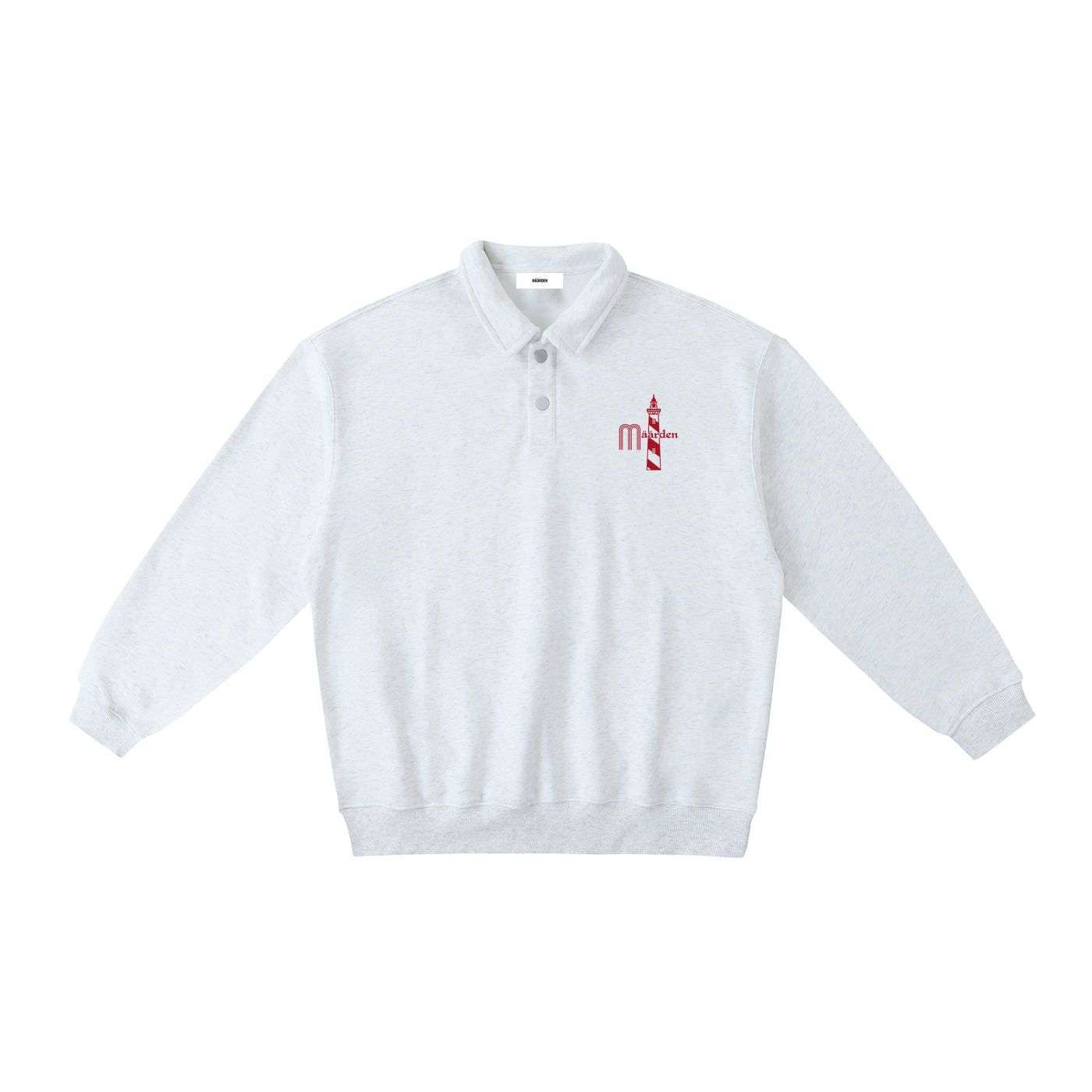 Lighthouse Icon Heavyweight Polo-Collar Sweatshirt