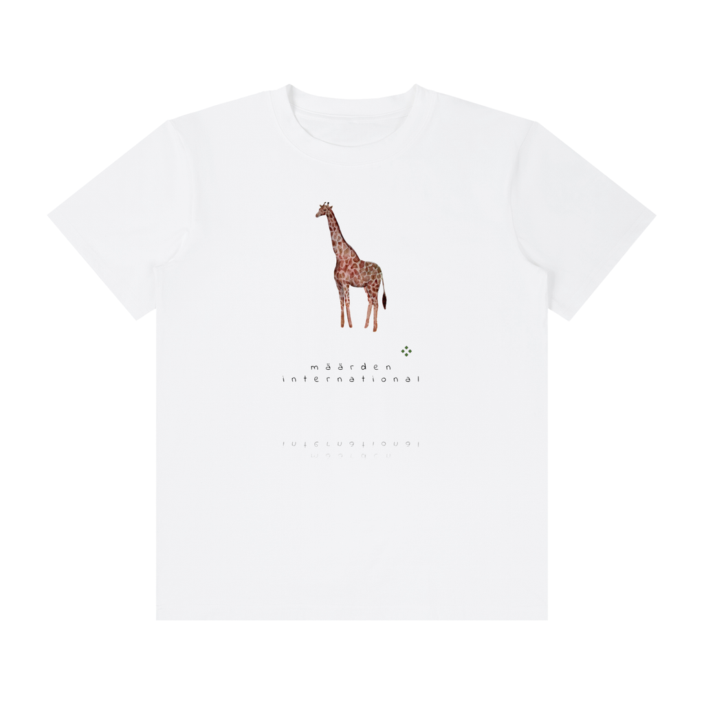 Määrden Giraffe Crew Neck Cotton T-Shirt